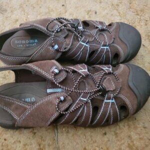 Sonoma Life + Style Brown Sport Sandals – Women’s Size 10 Medium